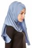 Betul - Hijab 1X Jersey Índigo - Ecardin