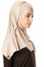 Betul - Hijab 1X Jersey Taupe Claro - Ecardin