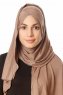 Betul - Hijab 1X Jersey Taupe Oscuro - Ecardin
