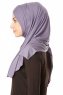 Betul - Hijab 1X Jersey Morado Oscuro - Ecardin