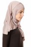 Betul - Hijab 1X Jersey Piedra Gris - Ecardin