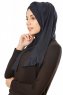 Betul - Hijab 1X Jersey Negro - Ecardin