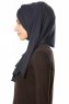 Betul - Hijab 1X Jersey Negro - Ecardin