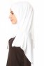 Betul - Hijab 1X Jersey Blanco - Ecardin