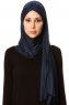 Cansu - Hijab 3X Jersey Azul Marino