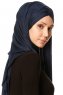 Cansu - Hijab 3X Jersey Azul Marino