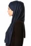 Cansu - Hijab 3X Jersey Azul Marino