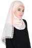 Carin - Hijab Chiffon Práctico Beige