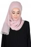 Carin - Hijab Chiffon Práctico Rosa De Antaño