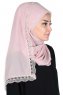 Carin - Hijab Chiffon Práctico Rosa De Antaño
