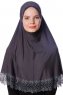 Ceylan - Hijab 2-Piece Al Amira Gris Oscuro