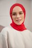 Silky Plain - Hijab Rojo