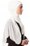 Derya - Hijab Práctico Chiffon Crema