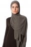 Derya - Hijab Práctico Chiffon Caqui