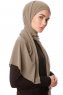 Derya - Hijab Práctico Chiffon Verde Oliva