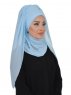 Diana Ljusblå Praktisk Hijab Ayse Turban 326202c