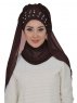 Diana Mörkbrun Praktisk Hijab Ayse Turban 326212-1