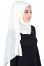 Disa - Hijab Chiffon Práctico Crema