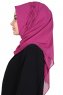 Disa - Hijab Chiffon Práctico Fucsia