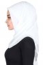 Disa - Hijab Chiffon Práctico Blanco