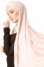 Duru - Hijab Jersey Rosa De Antaño & Beige