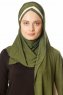 Duru - Hijab Jersey Caqui & Beige