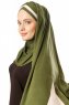 Duru - Hijab Jersey Caqui & Beige