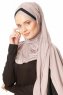 Duru - Hijab Jersey Piedra Gris & Negro