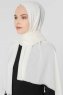 Ece Creme Pashmina Hijab Sjal Halsduk 400002b