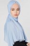 Ece Ljusblå Pashmina Hijab Sjal Halsduk 400053c