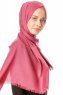 Ece - Hijab Pashmina Rosa Oscuro