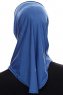 Elif - Hijab Sport Azul - Ecardin