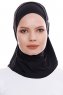 Elif - Hijab Sport Negro - Ecardin