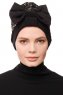 Enfleda - Turbante Negro & Gold