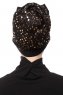 Enfleda - Turbante Negro & Gold