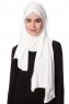 Eslem - Hijab Pile Jersey Crema - Ecardin