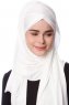Eslem - Hijab Pile Jersey Crema - Ecardin