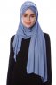 Eslem - Hijab Pile Jersey Índigo - Ecardin