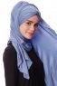 Eslem - Hijab Pile Jersey Índigo - Ecardin