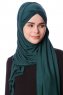 Eslem - Hijab Pile Jersey Verde Oscuro - Ecardin