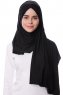 Eslem - Hijab Pile Jersey Negro - Ecardin