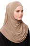 Esma - Hijab Amira Dark Gold - Firdevs