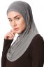Esma - Hijab Amira Gris - Firdevs