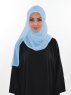Evelina Ljusblå Praktisk Hijab Ayse Turban 327419-1