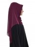 Evelina Plommon Praktisk Hijab Ayse Turban 327416-3