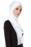 Evren - Chiffon Hijabte Blanco