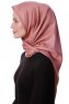 Eylul - Hijab De Rayón Cuadrado Rosa De Antaño