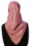 Eylul - Hijab De Rayón Cuadrado Rosa De Antaño