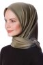 Eylul - Hijab De Rayón Cuadrado Caqui