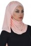 Filippa - Hijab De Algodón Práctico Rosa De Antaño - Ayse Turban